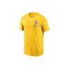 City Connect Letter Print Crew Neck Short Sleeve T-Shirt Men Tops Yellow N19978HPYP-GZR
