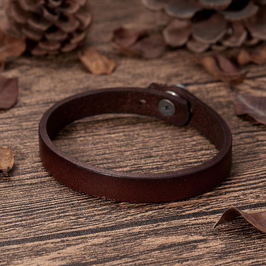 Punk Men's Leather Black Star Bracelet Star Weave Cuff Bangle Wristband Jewelry Party Fashion Gift 1pc