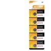 CR2032 Button Batteries: 5-Pack for Electronic Scales and Car Remotes, 3V