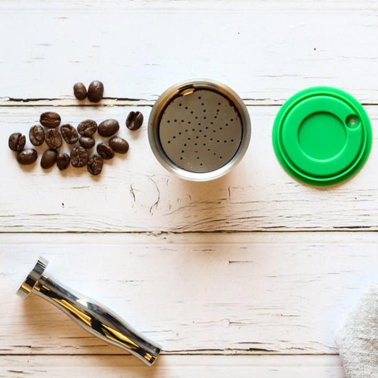 Stainless Steel Reusable Coffee Capsule Filter Cup for Dolce Nespresso Machine