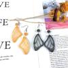 Earring Pendant Resin Molds Silicone Mold Butterfly Pendants Epoxy Crafts Jewelry Making Casting Mould Keychain Molds