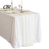 Chiffon Table Runner Sheer Flowing Runner, Wedding Elegant Solid Color Charming Dining Accessory for Home Bridal Shower Party Decor