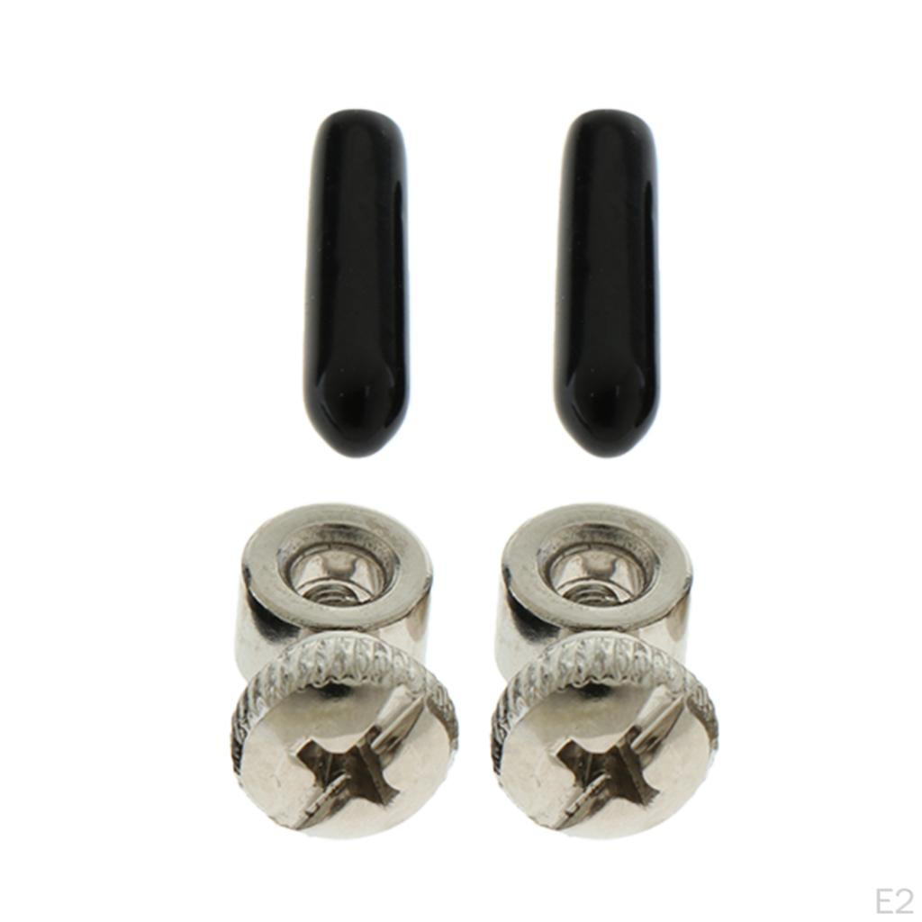 5x Adjustable Screws with End Cap Cover for Skipping Cable Workout
