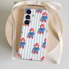P-Paddington Bear Cute Phone Case For Samsung S24,30,21,22,23,20 FE,lite,PIus,Ultra,5G,Note,9,10 Transparent Cover