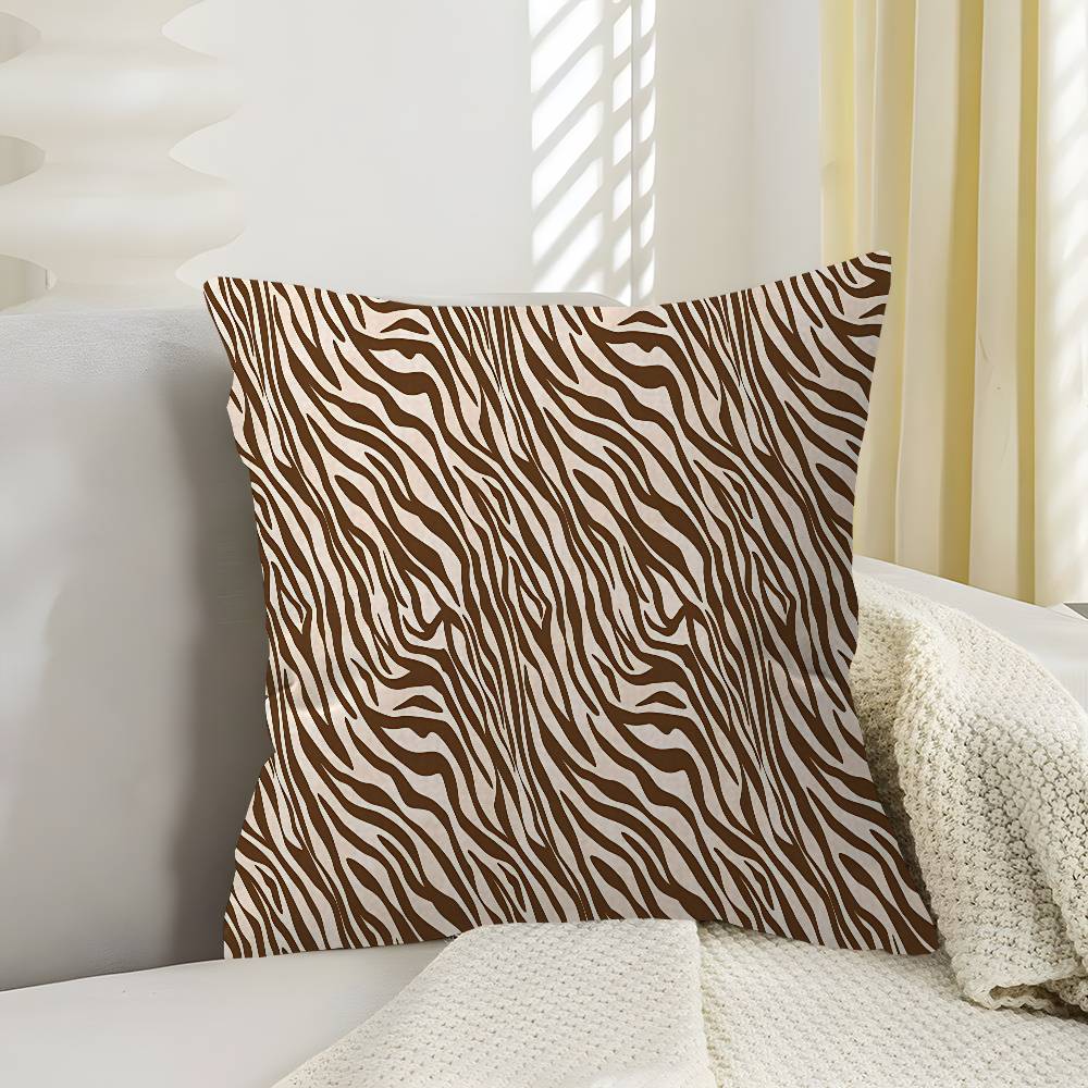 Bedruckter Zebra-Kunst-Kissenbezug Sofakissenbezug Heimzimmerdekoration Kindergeschenk
