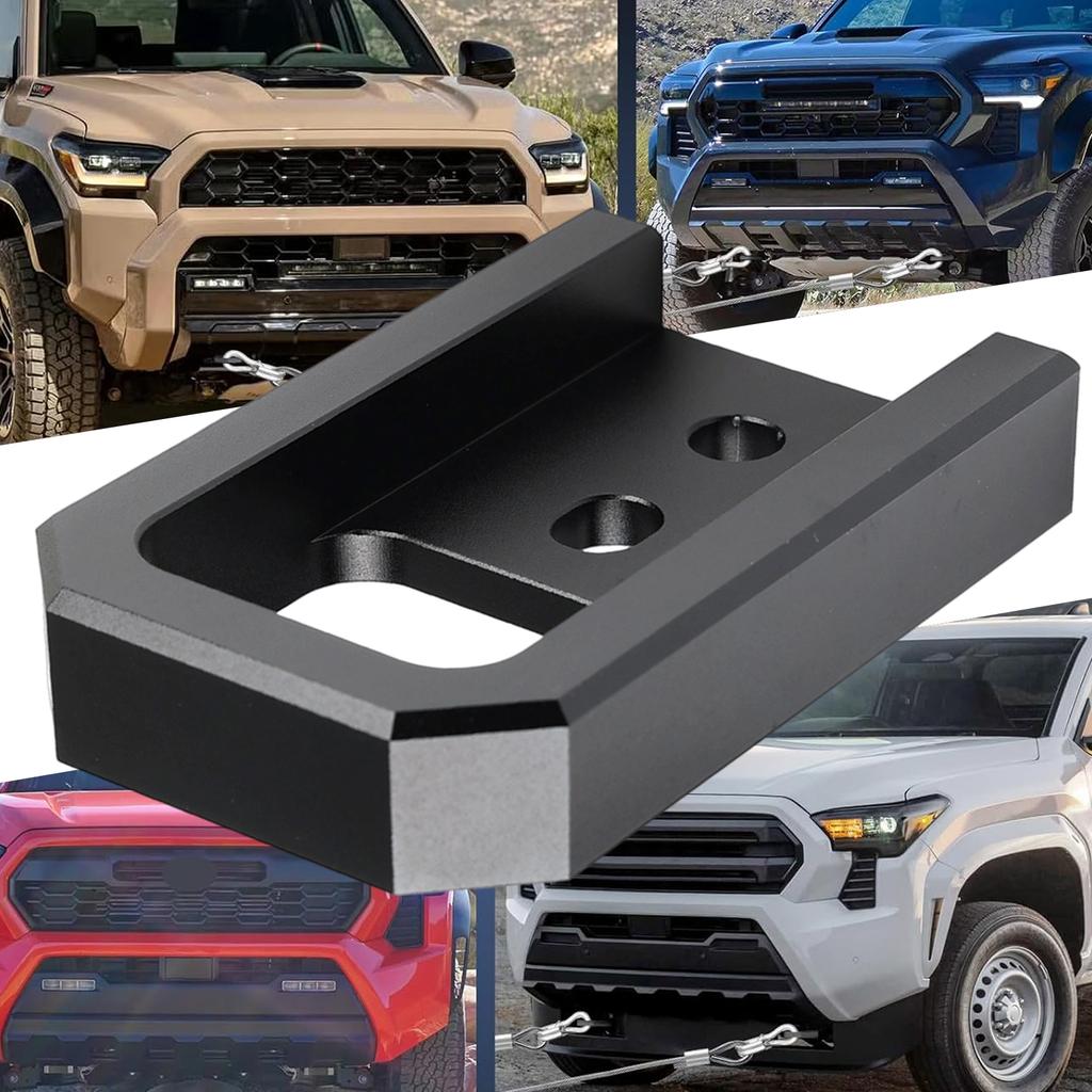 1 Pair Towing Hooks Weather Resistant Finish Seamless Attachment Automotive Accessory for 2024-2025