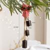 Jute Rope Metal Bell Pendant Iron Vintage Bell Charm New Xmas Bell Hanger  Wreath Accessory