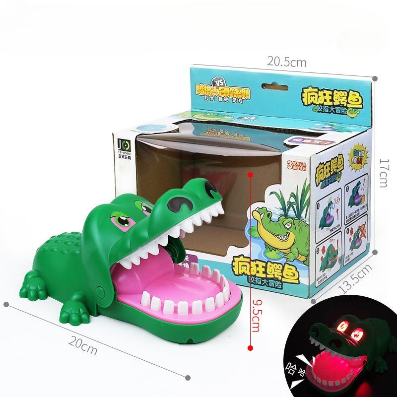 Crocodile Teeth Toys Game for Kids, Crocodile Biting Finger Dentist Games with Sounds Funny Alligator Teeth Game