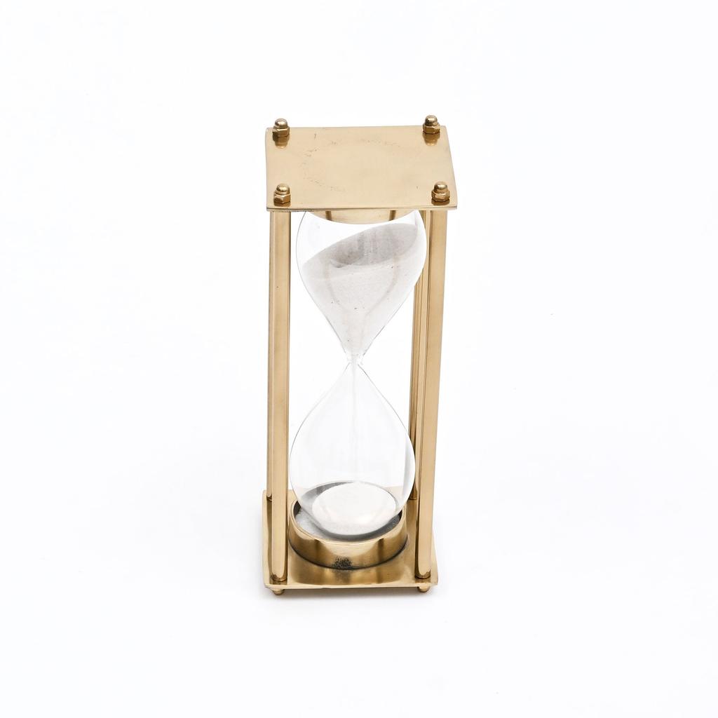 Timeless Gold-Finish Sand Timer