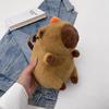 Capybara Plush Backpack Kawaii  Plush Doll Fur Bag Children'S Bag Shoulder Bag Mini Backpack Gifts For Girlfriend