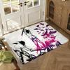 Three D-Days Grace Floor Mat Soft Thickened Absorbent Non-Slip Bedroom Living Room Door Mat Home Decor Flannel Rugs