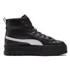 PUMA Mayze Mid Women Puma Black Puma White Mid Top Lifestyle Sneakers 381170-02
