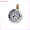 25Mpa/0-250Bar/0-4000PSI NPT1/4 Digital Display Pressure Gauge Yellow Oil Pressure Hydraulic Test Meter Pressure Instruments