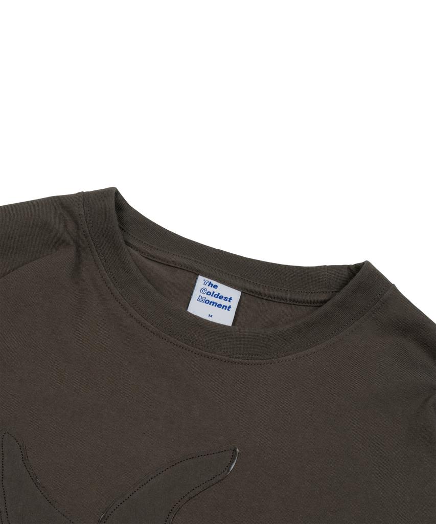 THE COLDEST MOMENT Tcm Vintage Logo Long Sleeve (Brown)