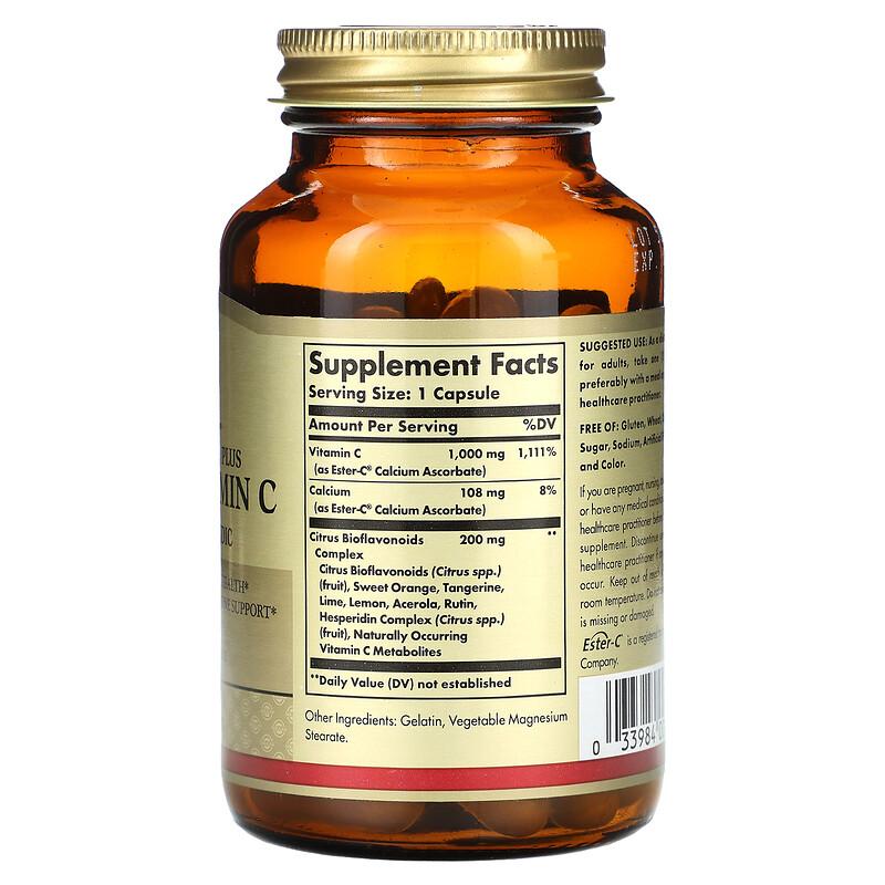 Ester-C Plus, Vitamin C, 1,000 Mg, 50 Capsules