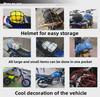 Motorrad Kraftstofftank und Helmnetzbeutel für Zubehör und Gepäck