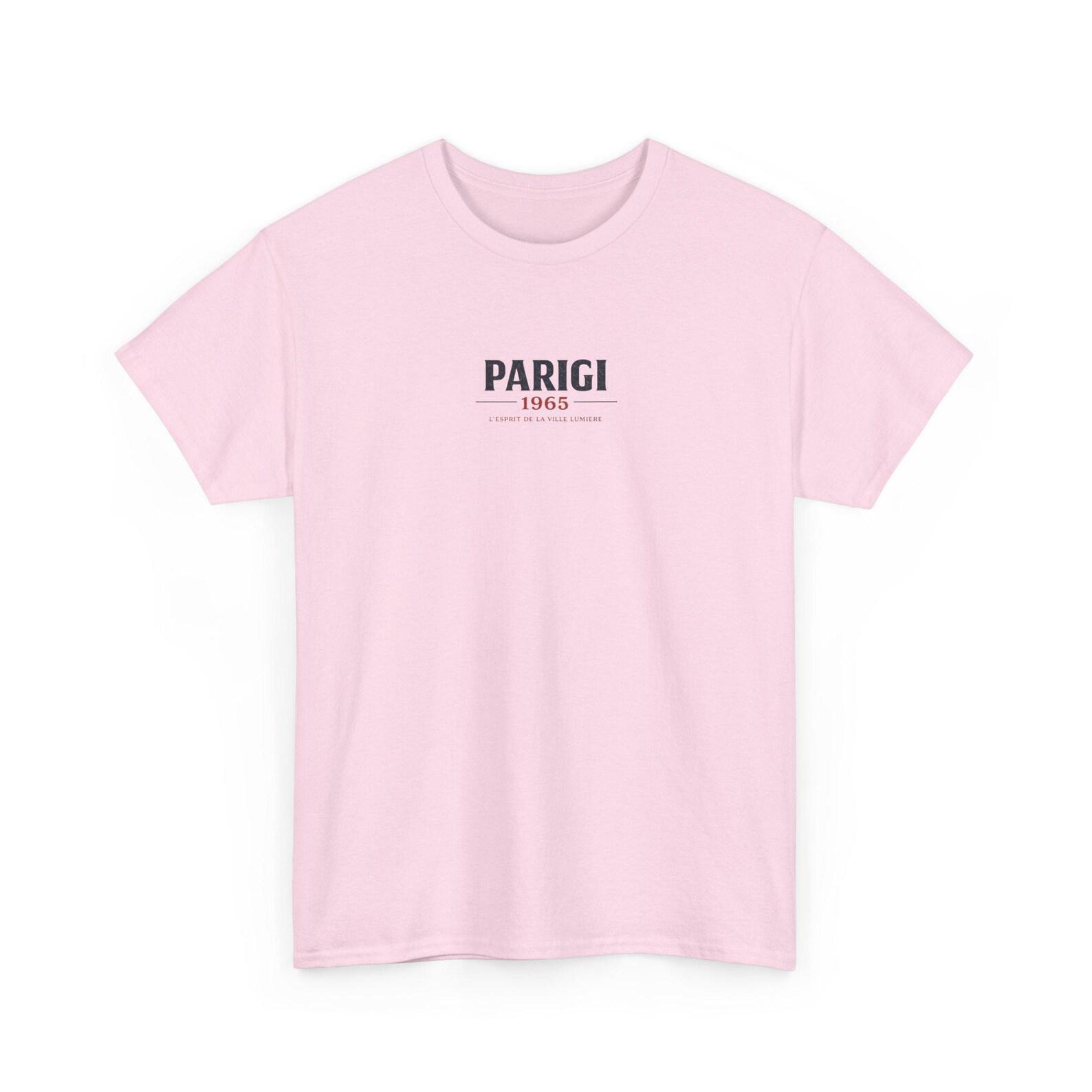 Paris 1965 Tee | Retro Paris Logo T-Shirt, Minimal French Design S