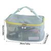 Fashionable Makeup Organizers With Zippered Pockets Breathable Mesh Designs HX6C