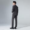 Lilang Men's Merino Wool Notch Lapel One-Button Suit Set