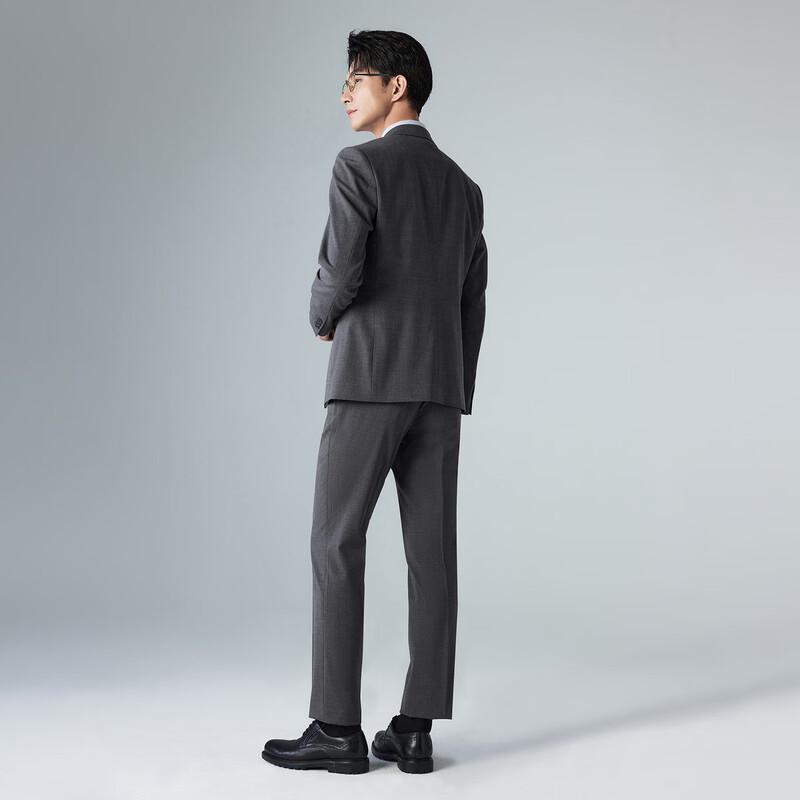 Lilang Men's Merino Wool Notch Lapel One-Button Suit Set