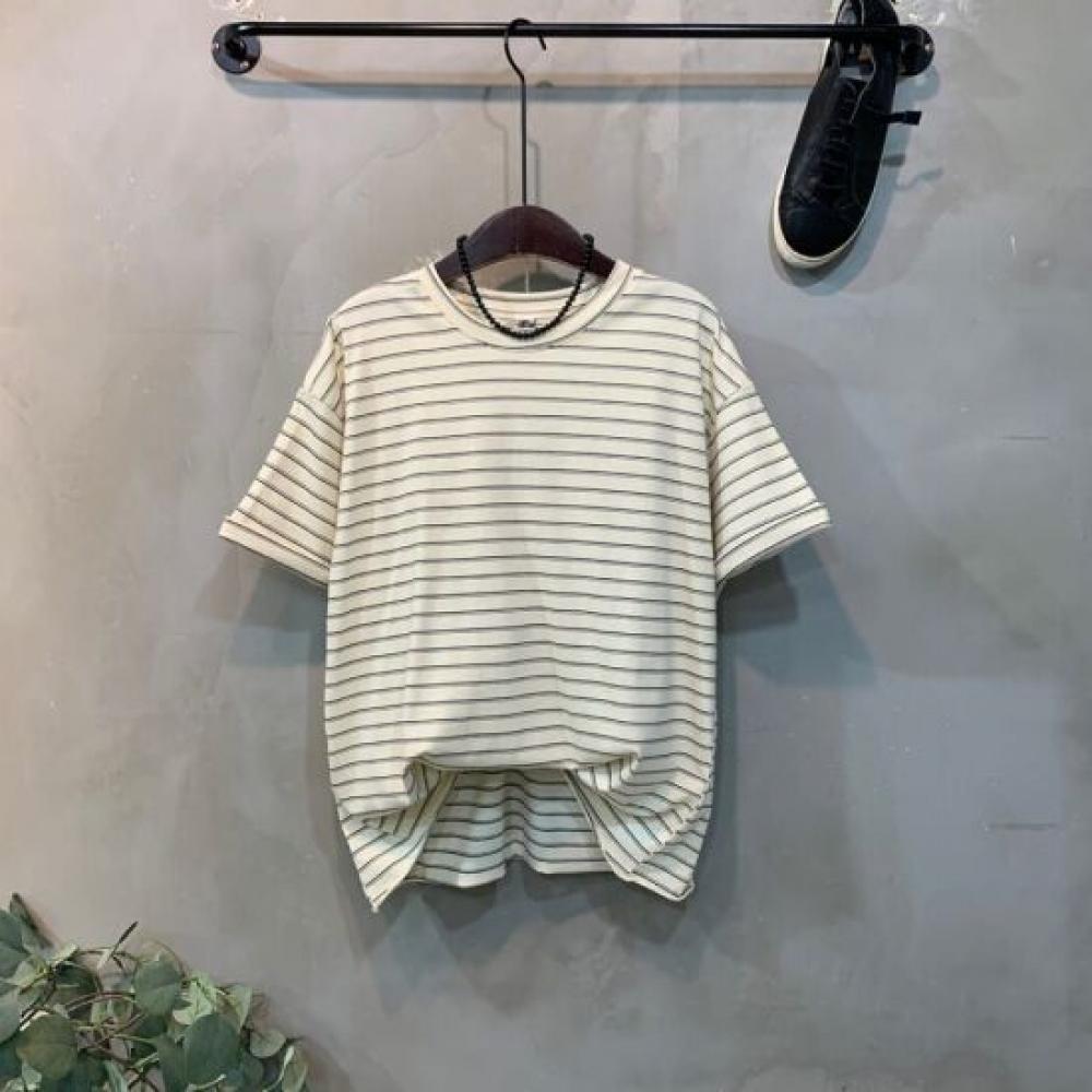 C S In The Room Barley STripe OverfiT ShorT Sleeve T ShirT 3 Color C
