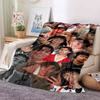 Malachi Barton Anime Theme Print Flannel Blanket Ultra Soft Warm Throw For Bedroom Living Room Indoor Home Decor Holiday Gift