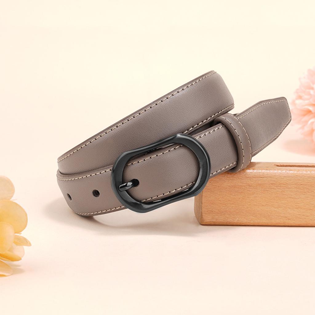 Women's Genuine Leather Belt Korean Style Fashion Women's Thin Belt Fresh Sweet Women's Belt Small Fragrant Style Women's Belt