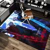 1pc Devil May Cry Dante & Vergil Anime Cartoon Design Office Chair Mat Non-Slip Carpet for Home Decor, Suitable for All Seasons.Y024