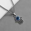 New Fashion Hand of Fatima Devil's Eye Necklace Hip-Hop Feeling Jewelry
