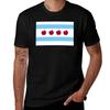 Chicago Teacher Flag Tshirt Casual Loose Fit Short Sleeve Tshirt