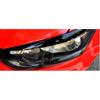 Naklejki dekoracyjne na przednie reflektory - brwi ABS do Volkswagen VW Polo MK5 2011-2017 Akcesoria Samochodowe