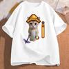 Stardew Valley El Gato T Shirt Women Clothes Streetwear High Quality Cotton Short Sleeve Game Graphic T Shirts Streetwear Tees