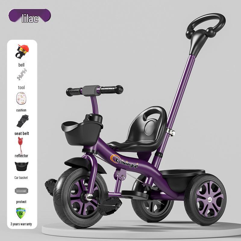 Children's Tricycle & Stroller: Infant Toddler Pedal and Walker