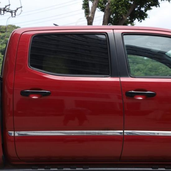 ABS Glossy Black Exterior Side Door Handle Cover Trim For Toyota Tacoma 2015-22