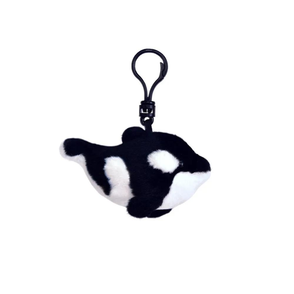Sea Otter Aquarium Plushies Pendant Orca Penguin Killer Whale Plush Keyring Shark Dolphin Polar Bear Keychain Car Key Pendant