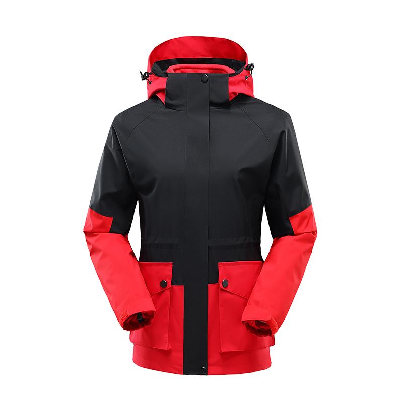 Women's 3-in-1 Waterproof Windproof Warm Outdoor Jacket for Camping & Hiking