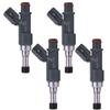 Car Fuel Injectors 4pcs for Toyota Hilux TGN16 Hiace 2TR-FE 2.7L 2005-2014 Accessories 23250-75100