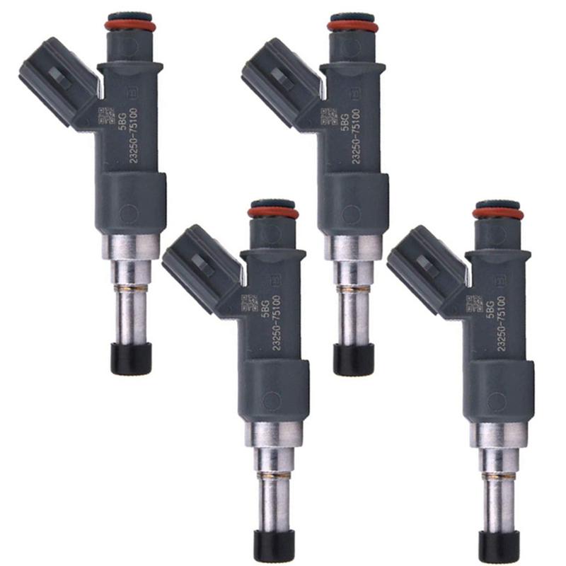 Car Fuel Injectors 4pcs for Toyota Hilux TGN16 Hiace 2TR-FE 2.7L 2005-2014 Accessories 23250-75100