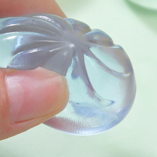 Stress Relief Dumpling Squeeze Toy Clear Mini Steamed Bun Sensory Toy Soft Stretchy Stress Ball Fidget Toy Party Favors