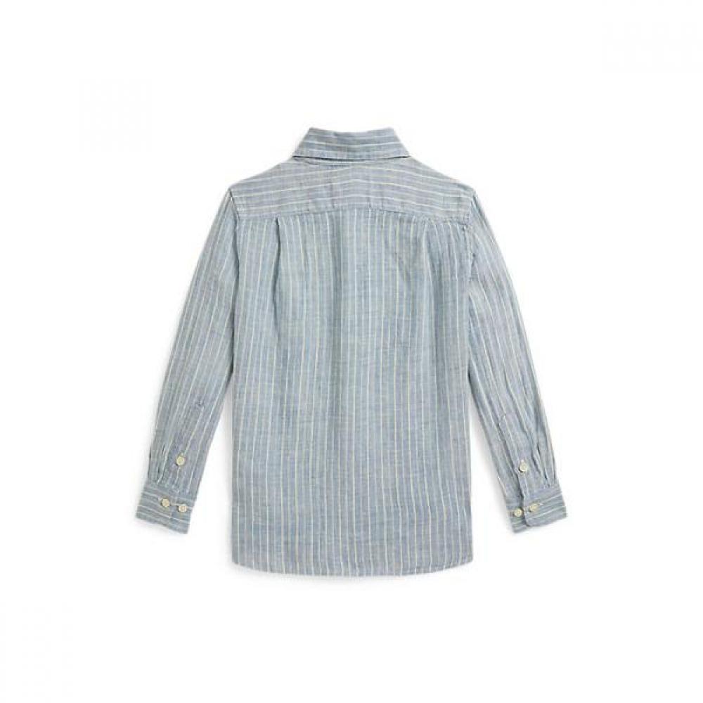 Polo Ralph Lauren Boys  Striped Linen Shirt 2 7 Years  Cwpowovb6820658999 