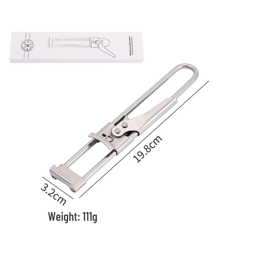 Adjustable Multi-Function Stainless Steel Can Opener