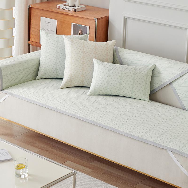 

Ледяной шелк, летняя диванная подушка, летний крутой нескользящий чехол для дивана, простая подушка, чехол на спинку 60*60cm