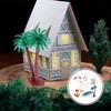 Miniature Beach Accessories For 1/12 Doll House Coastal Theme Decoration with Resin Lounge Parasol Seashells Scene Setting