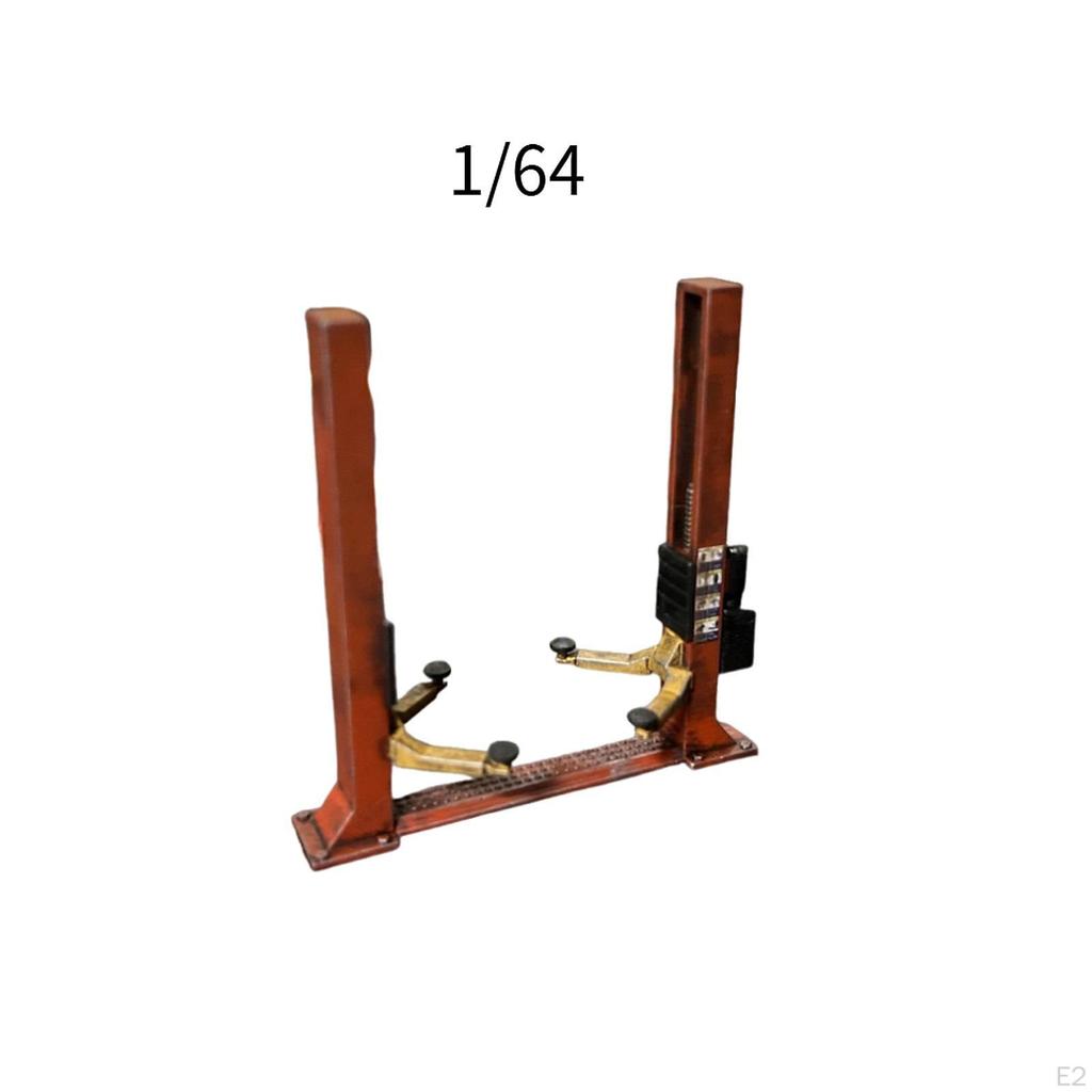 1:64 Scale Lift Repair Shop Equipment DIY Car Scene 1/64 Garage Lifter