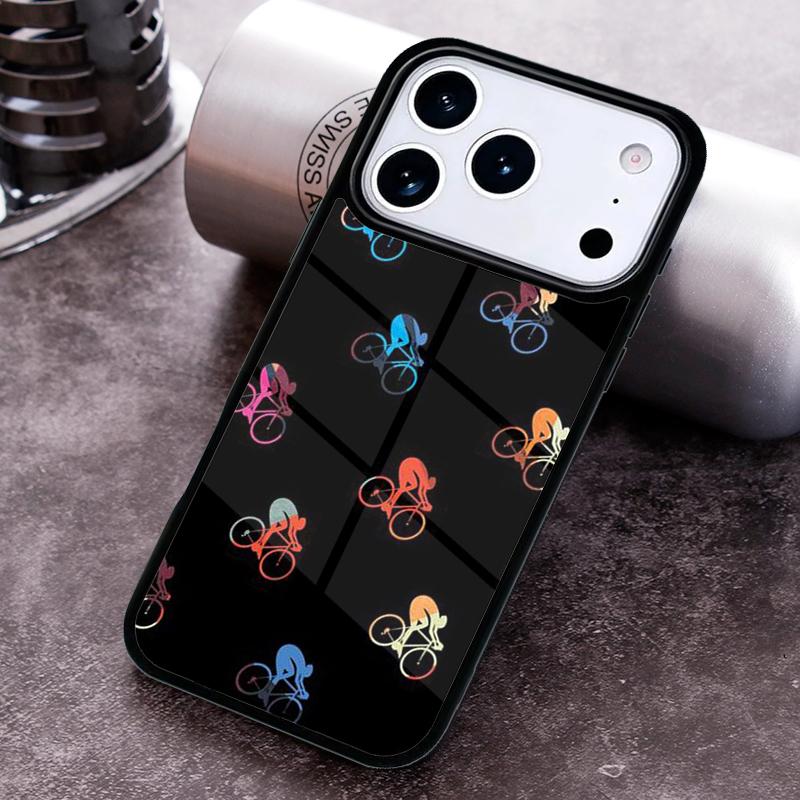 Bicycle Racing Bike Phone Case For iPhone 17 16 15 14 13 12 11 Pro Max Plus 17Air Soft Silicone Cover