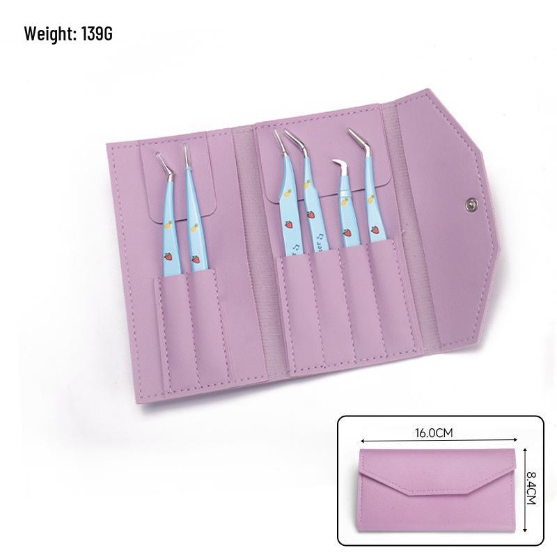 

Набор пинцетов из нержавеющей стали для наращивания ресниц - Профессиональный инструмент для наращивания для начинающих