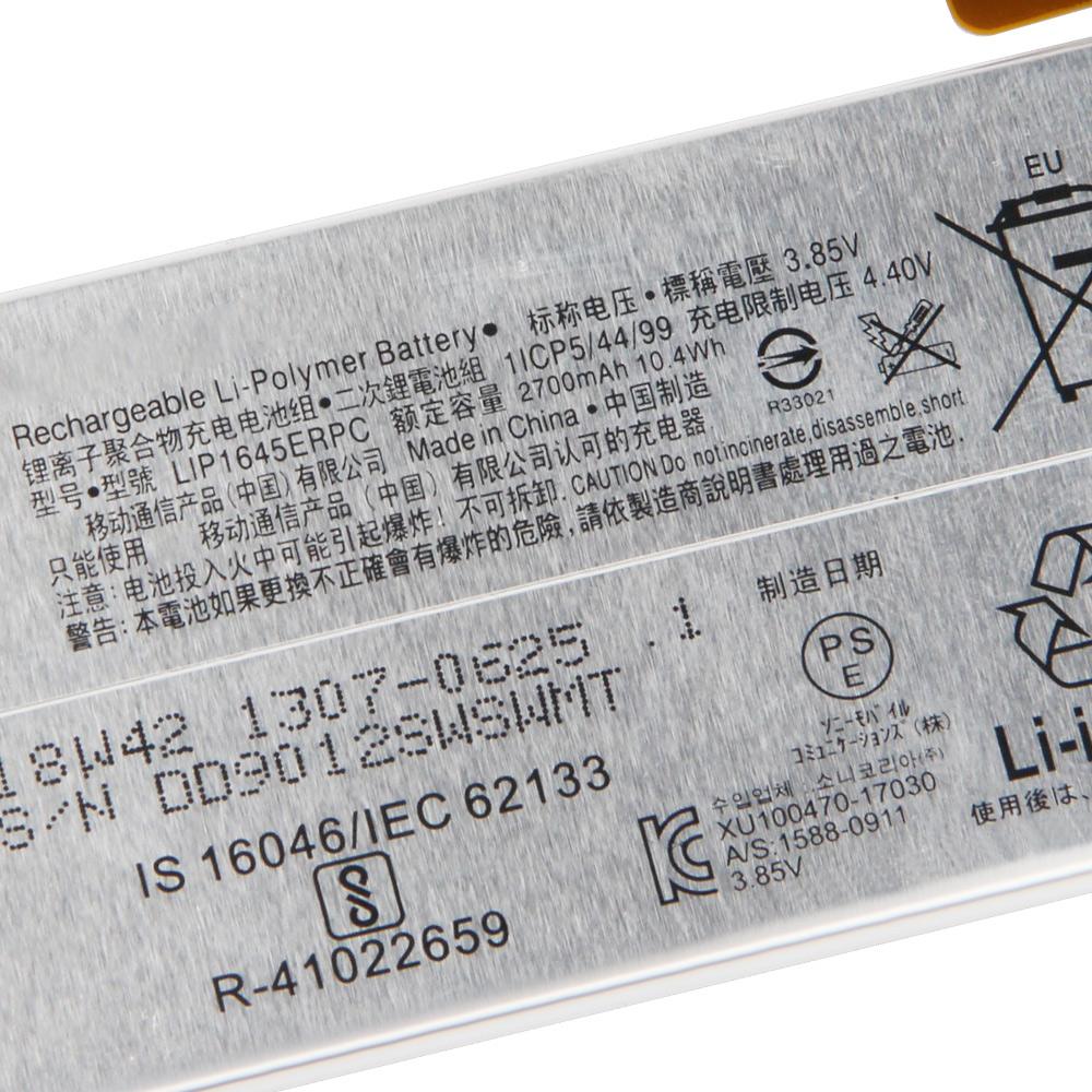 Replacement Battery  LIP1645ERPC For Sony Xperia XZ1 G8342 LIP1645ERPC Replacement Phone Battery With Free Tools 2700mAh