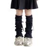 Sock Sleeves Fashionable Tie Bowknot Girls Stackable Socks Comfortable Leg Cover for Daily Wear and Parties