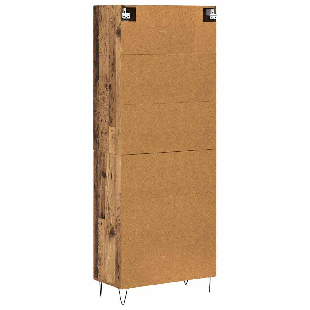 Highboard Reclaimed Wood Look 69.5 x 34 x 180 cm Particleboard