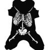 Dinosaur Pet Transformation Costume, Skeleton Skeleton, Autumn and Winter Pet Clothes, Halloween Dog Clothes